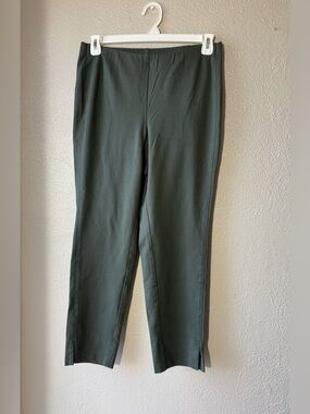 J. Jill Olive Green Pull-On Trousers Casual Pants size Medium